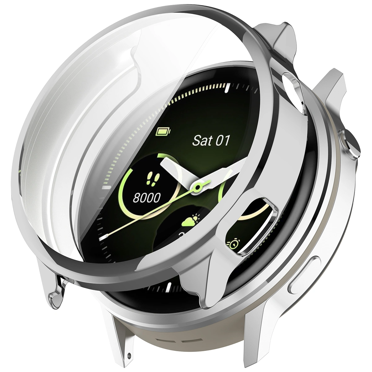 Plecki ze szkłem Bizon Case Watch Felipe dla Garmin Venu 4 41 mm